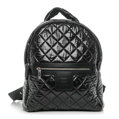 chanel quilted nylon backpack|Chanel 22 backpack.